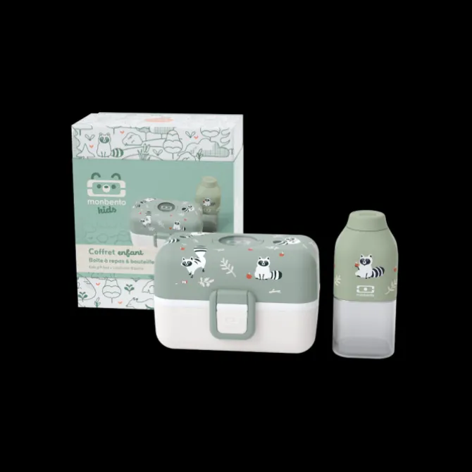 Coffret cadeau enfants MB Tresor vert Raccoon