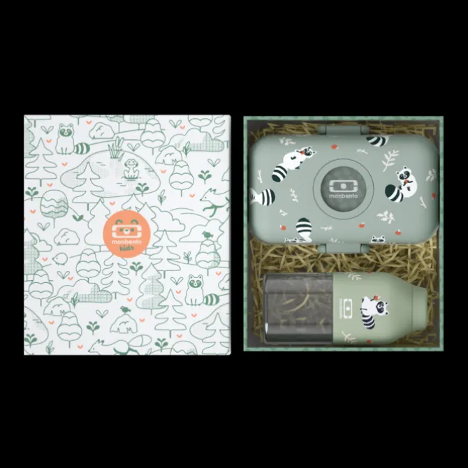 Coffret cadeau enfants MB Tresor vert Raccoon