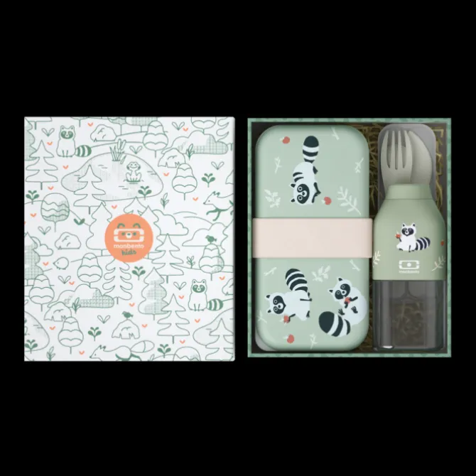 Coffret cadeau enfants MB Foodie vert Raccoon