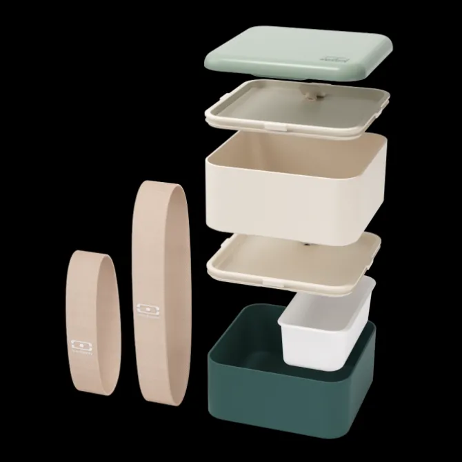 MB Square Natural Cream/Jungle