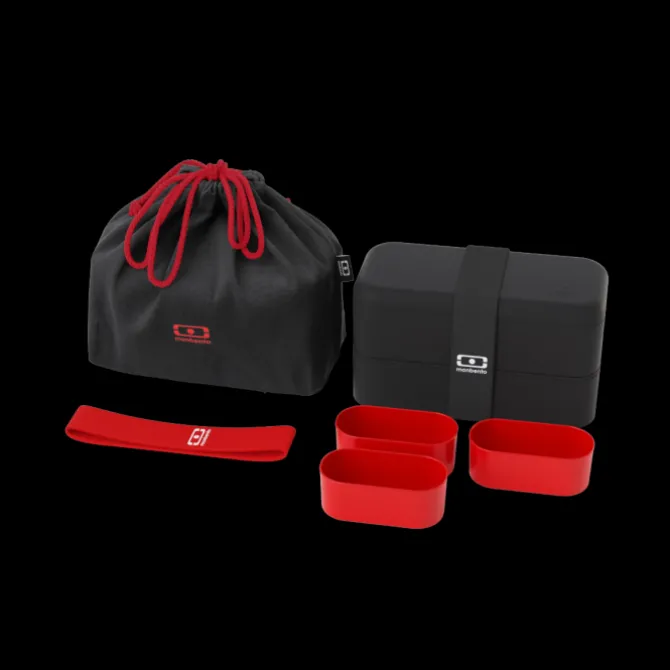 Pack MB Original noir/rouge + pochette