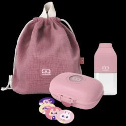 Set gou00fbter + sac u00e0 dos enfant rose
