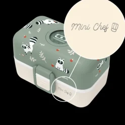 Set lunch box parent/enfant vert